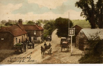 The Red Lion postcard, front